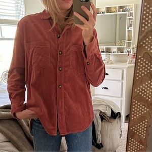 Madewell. Size small. Corduroy button down.